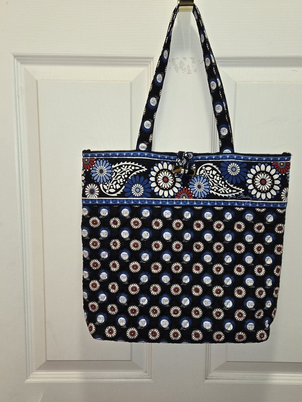 Vera Bradley Vintage tote bag, Night Owl NWOT